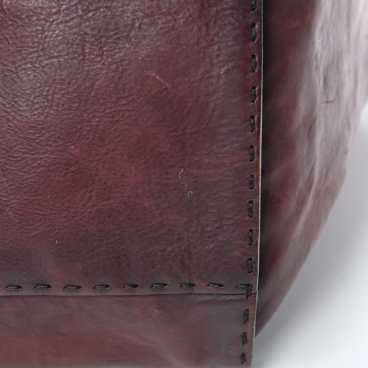 Gucci Calfskin Large Soft Stirrup Shoulder Bag Burgundy 10 of 17