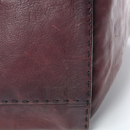 Gucci Calfskin Large Soft Stirrup Shoulder Bag Burgundy 10 of 17