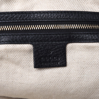 Gucci Pebbled Calfskin Medium Soho Chain Hobo Black 6 of 7