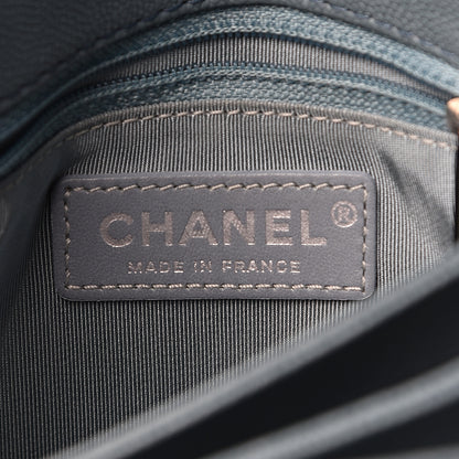 Chanel Caviar Quilted Medium Urban Companion Flap Blue 6 of 16