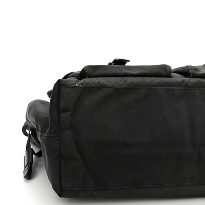 Prada Nylon Vela Drawstring Shopping Tote Black 7 of 9