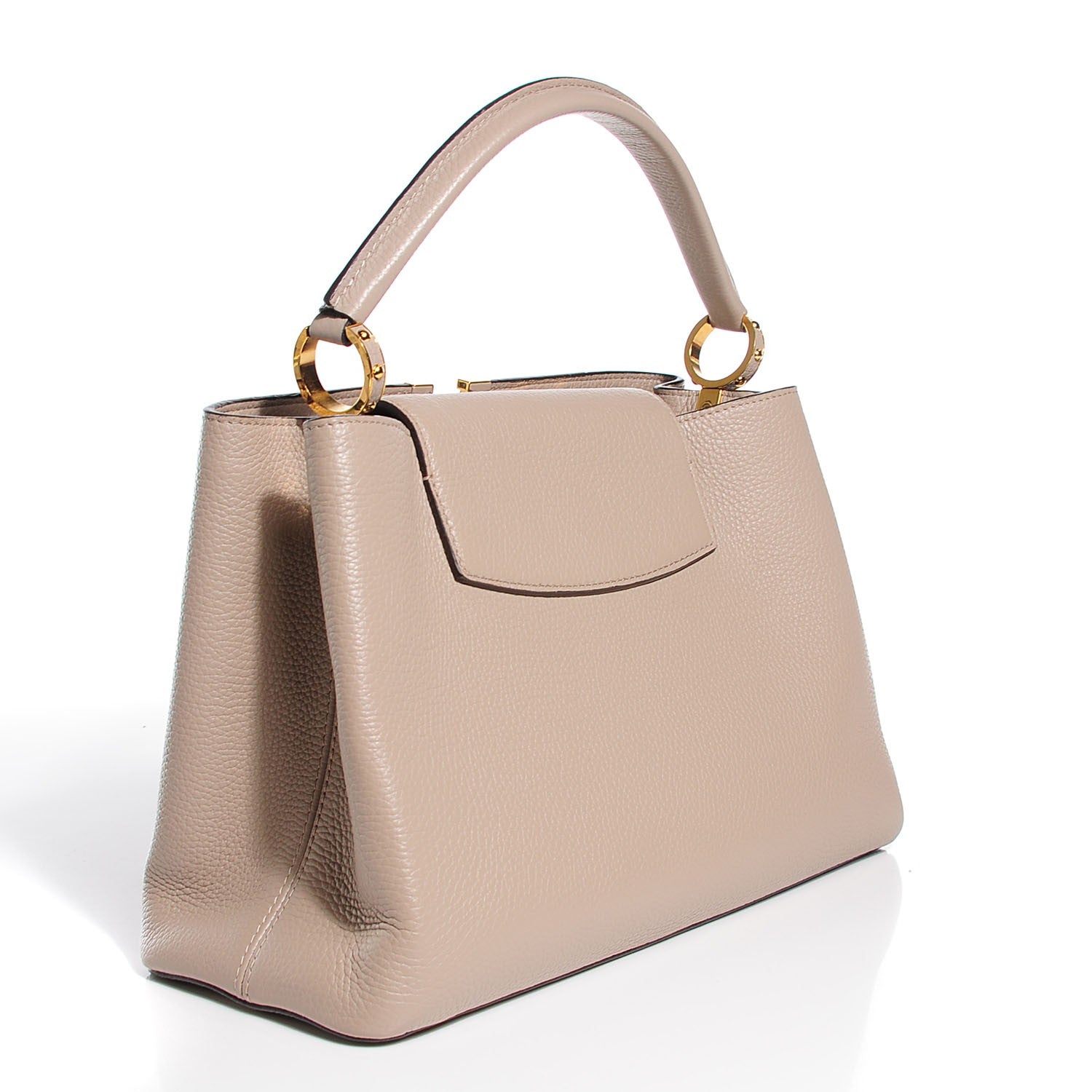 Louis Vuitton Taurillon Capucines MM Galet 3 of 7