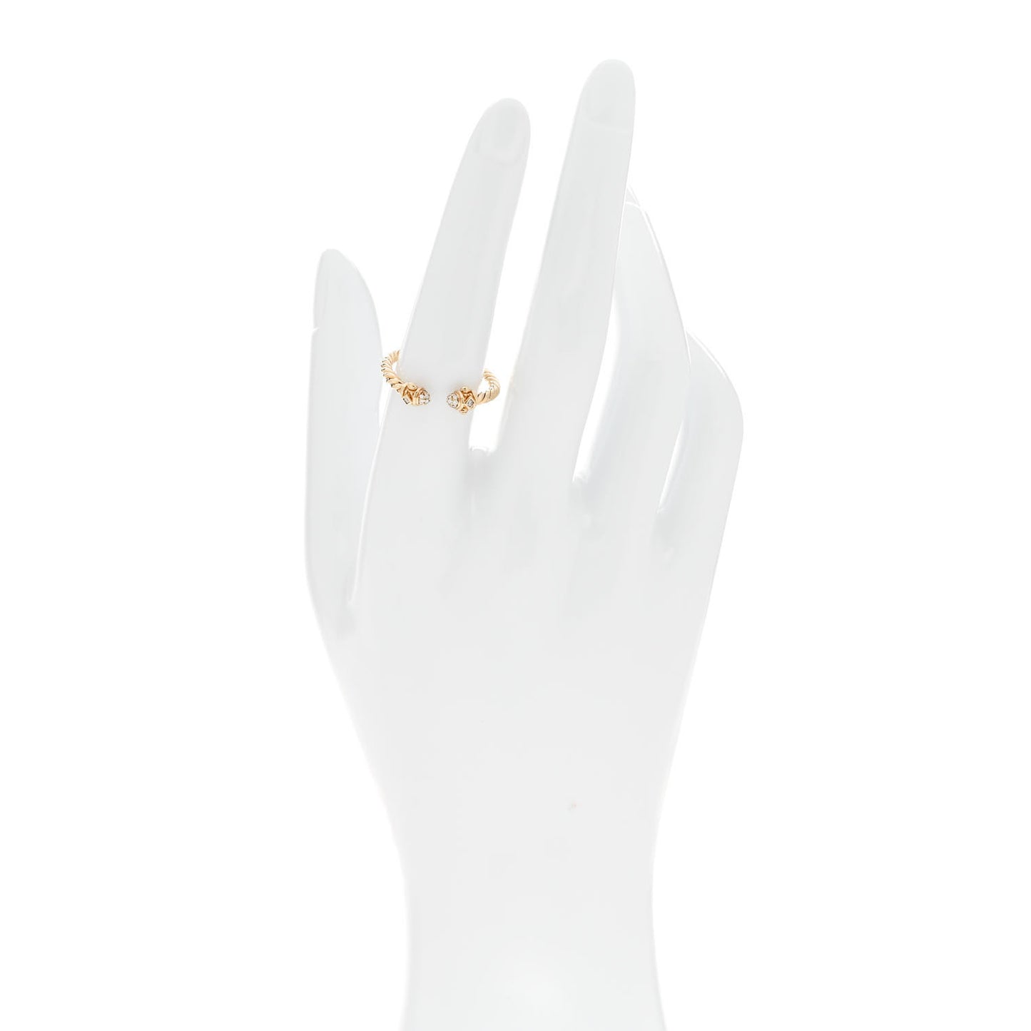 18K Yellow Gold Diamond Renaissance Ring 55 7.25