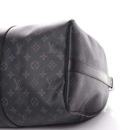 Louis Vuitton Monogram Eclipse Keepall Bandouliere 45 10 of 16