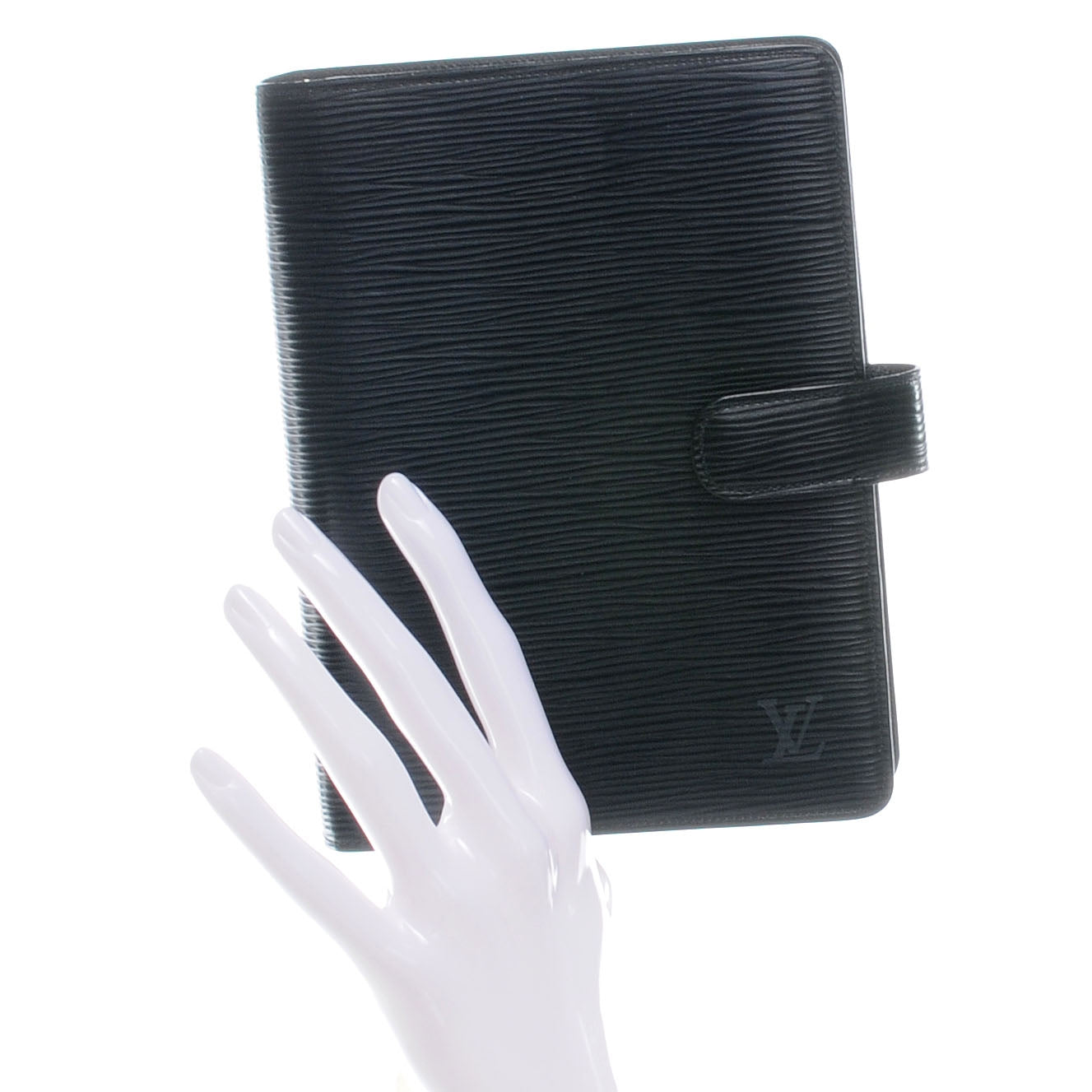 Louis Vuitton Epi Medium Ring Agenda Black 2 of 7