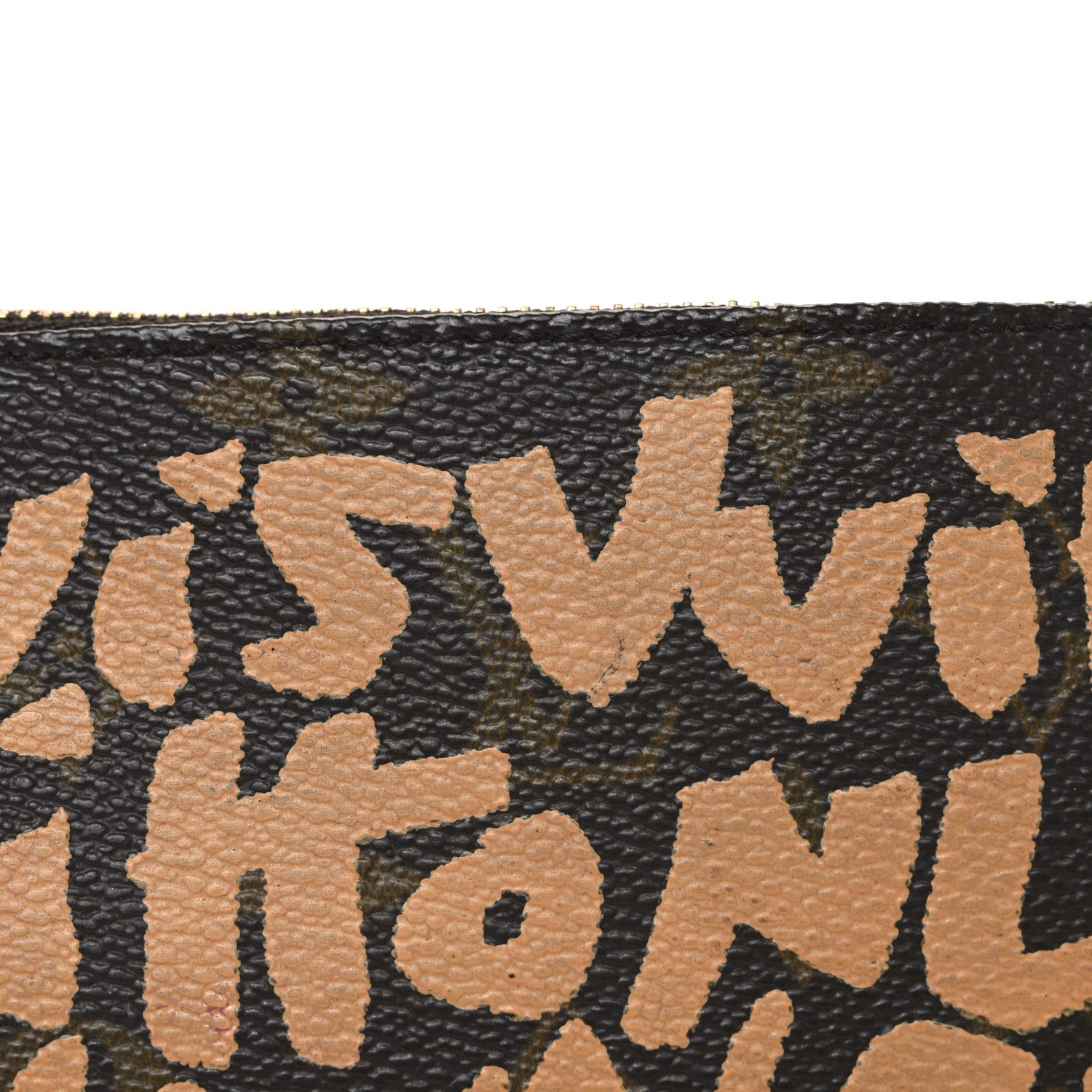 Louis Vuitton Monogram Graffiti Pochette Accessories Peach 8 of 10
