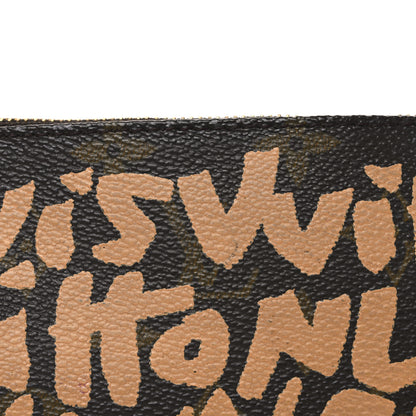 Louis Vuitton Monogram Graffiti Pochette Accessories Peach 8 of 10
