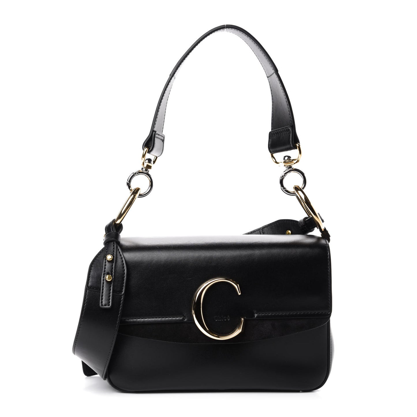 Calfskin Small C Double Carry Black