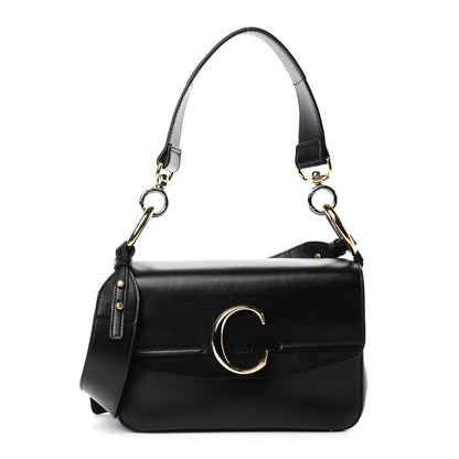 Chloe Calfskin Small C Double Carry Black 1 of 11