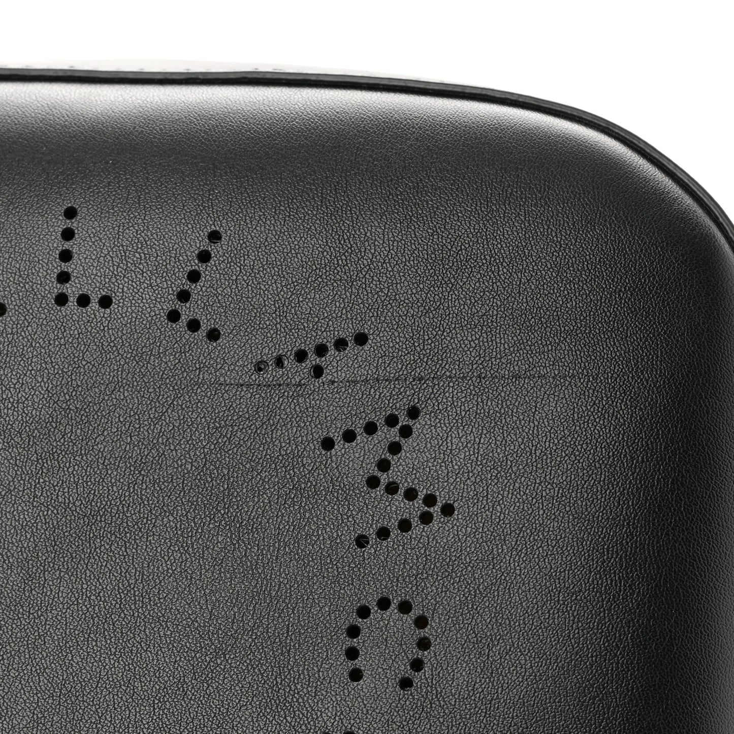 Eco Alter Nappa Perforated Logo Mini Bag Black