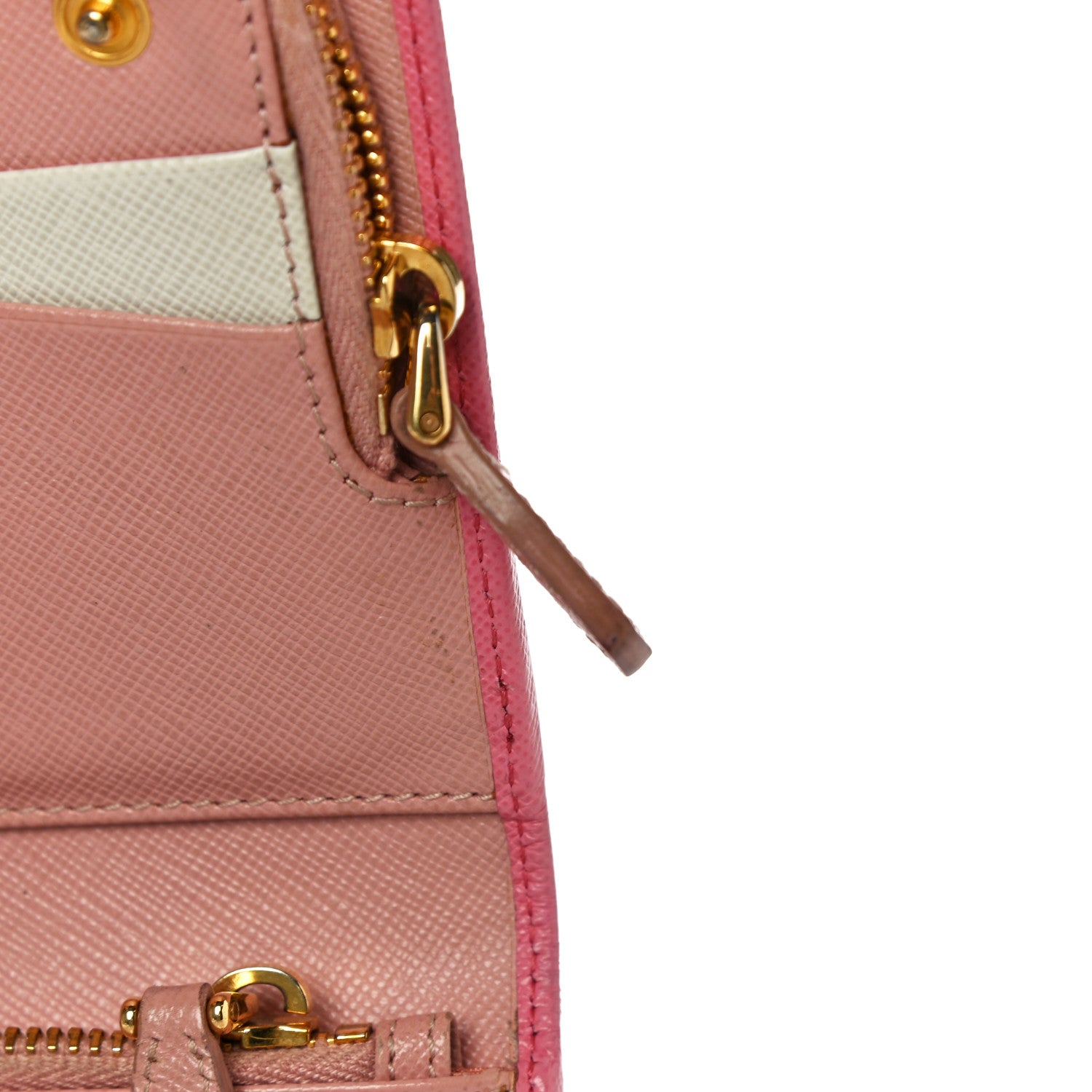 Prada Saffiano Colour Metal Wallet Petalo Peonia 17 of 22