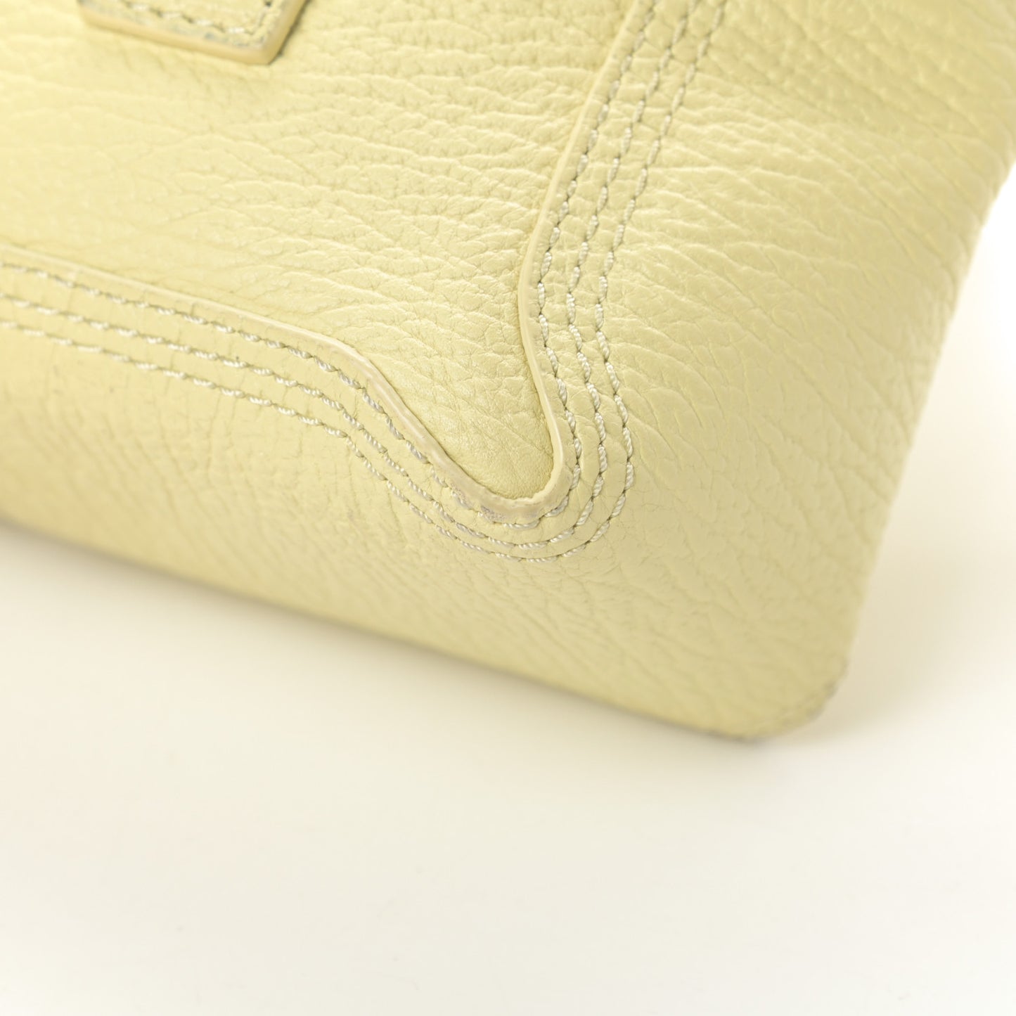 Textured Calfskin Mini Pashli Satchel Citron