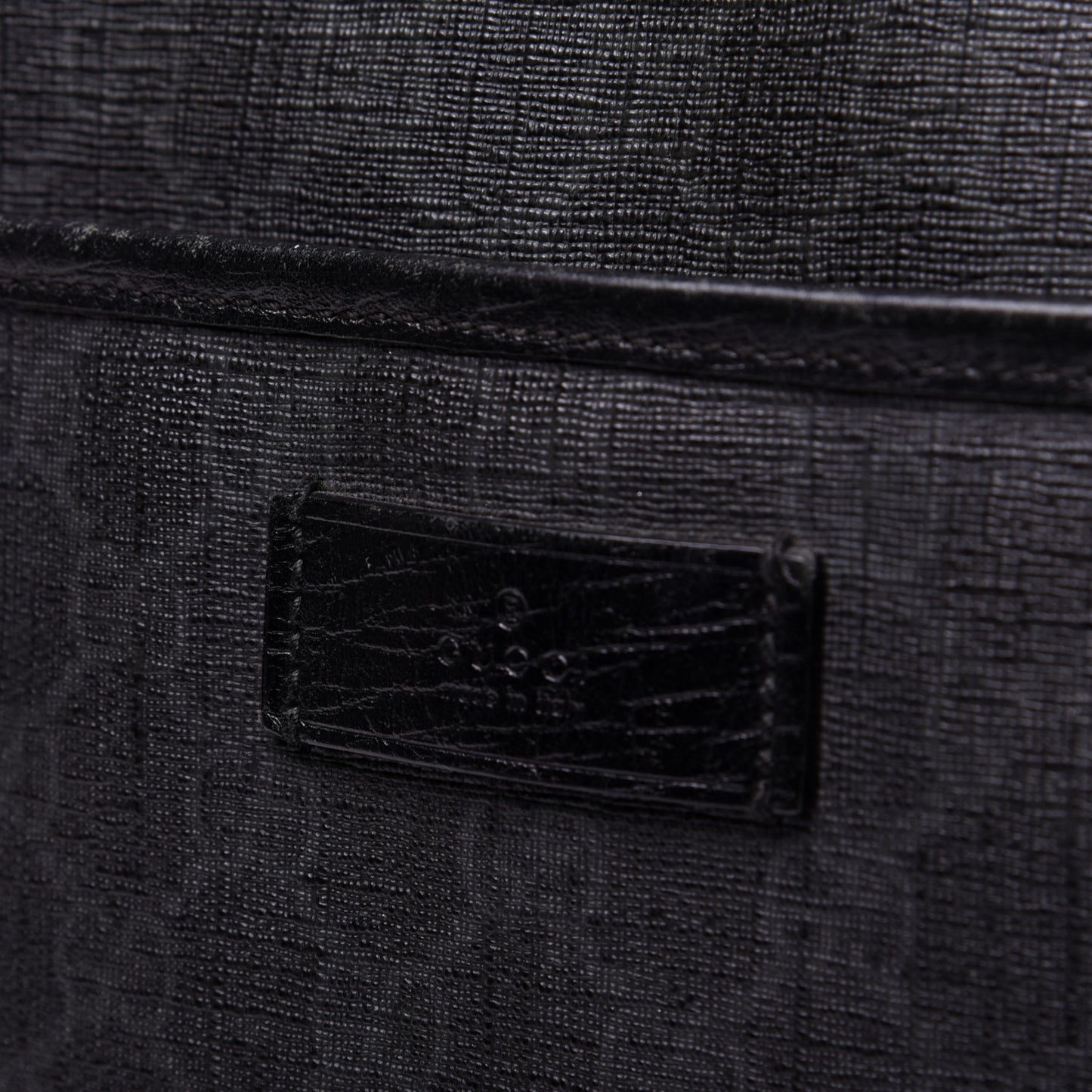 GG Plus Monogram Messenger Bag Black