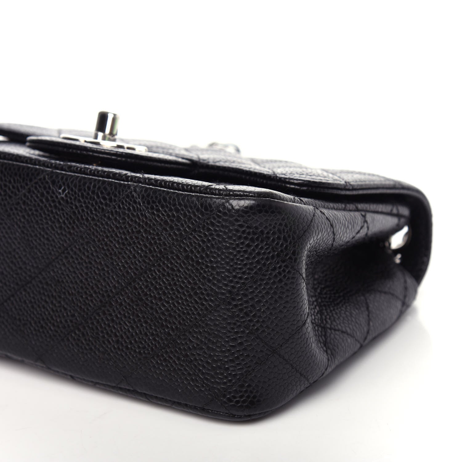 Chanel Caviar Quilted Mini Square Flap Black 9 of 9