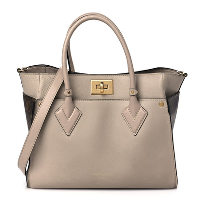 Louis Vuitton Calfskin Monogram On My Side Greige 1 of 9