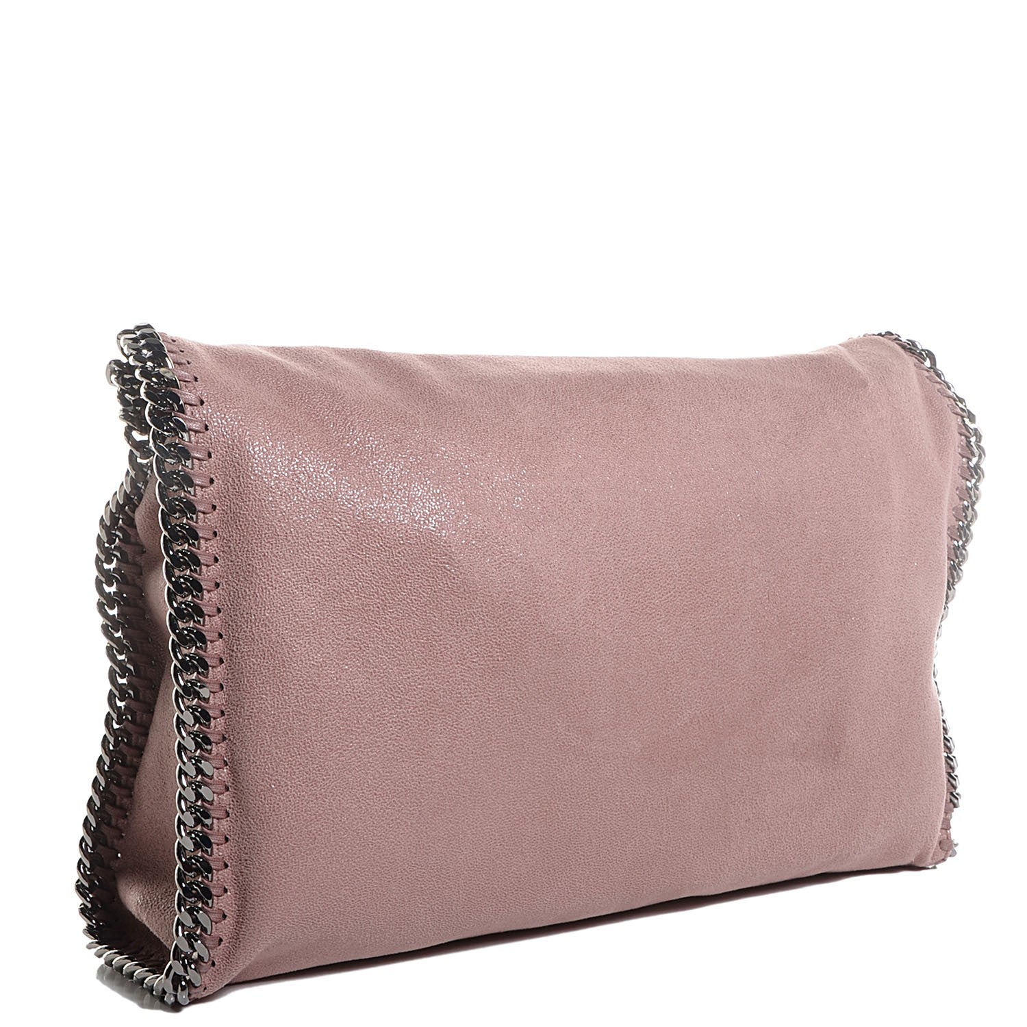 Stella McCartney Faux Leather Shaggy Deer Small Falabella Pink 3 of 9