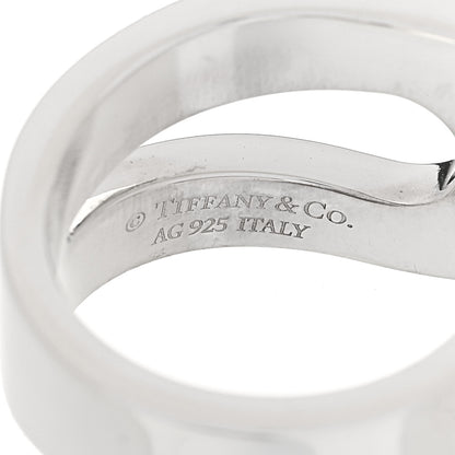 Tiffany Sterling Silver Out of Retirement Loop Ring 53 6.25 4 of 5