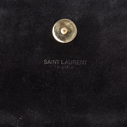 Saint Laurent Metallic Calfskin Monogram Cassandre Clutch Ciad 10 of 18