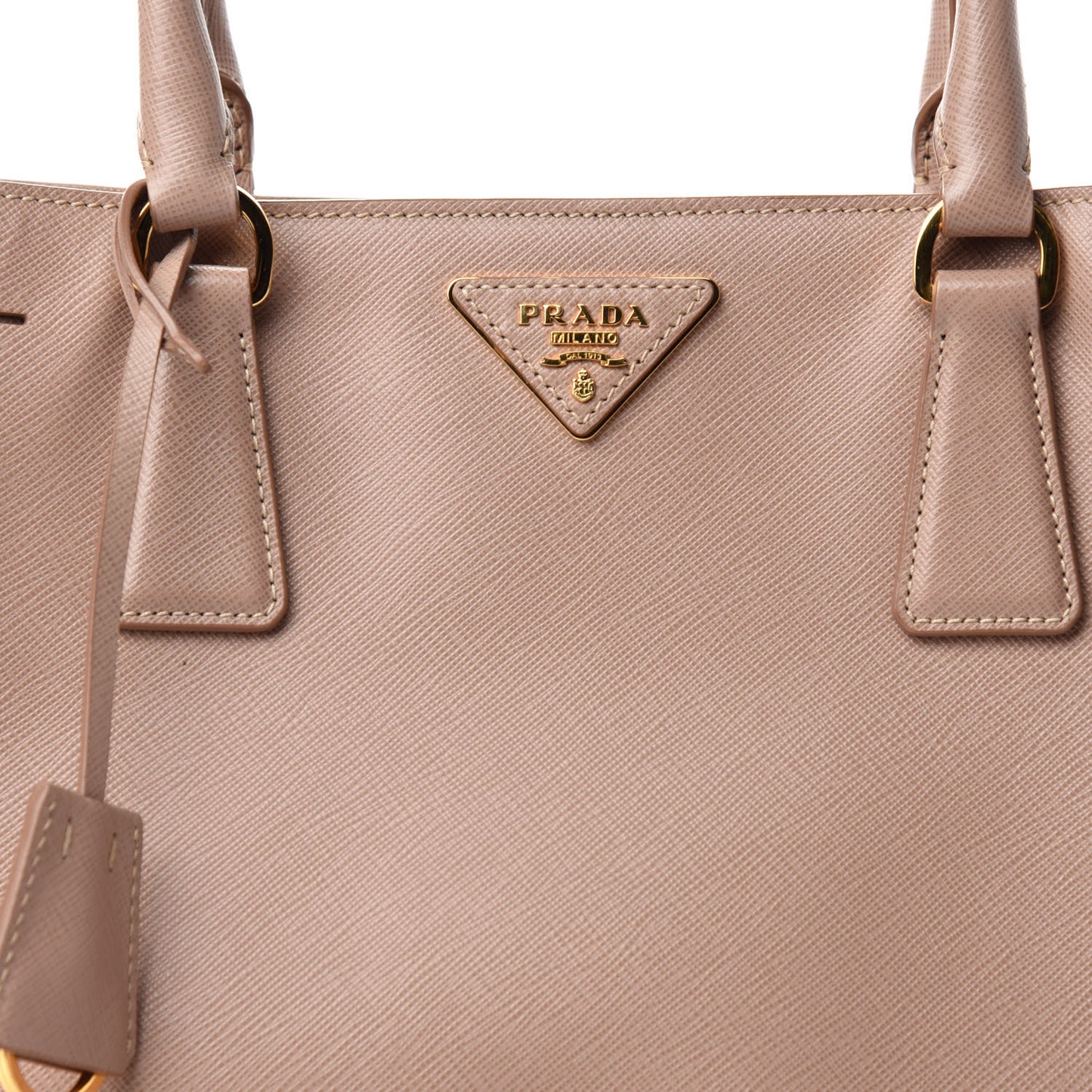 Saffiano Lux Medium Tote Cammeo
