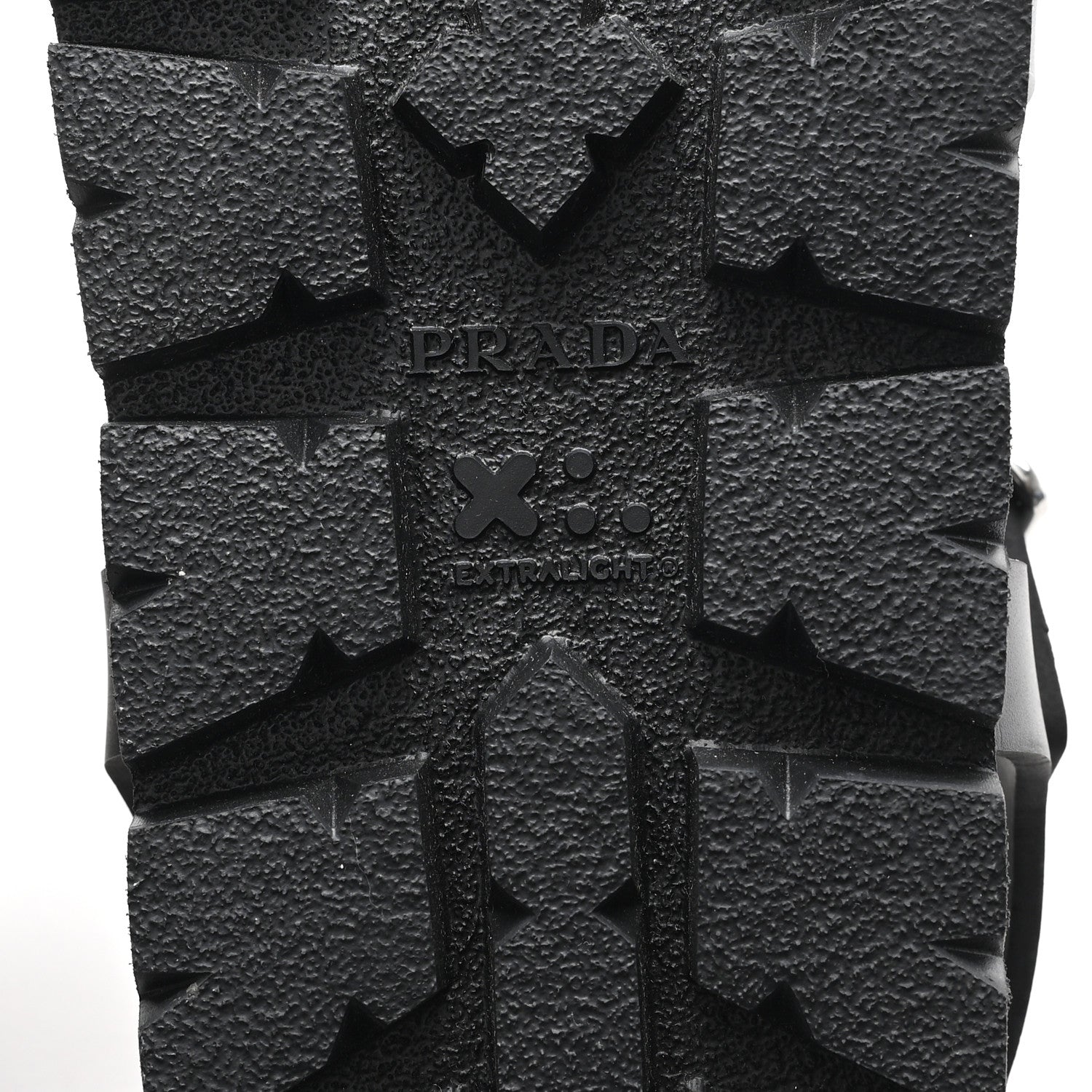 Prada Foam Rubber Triangle 50mm Cage Sandals 40 Black 7 of 10