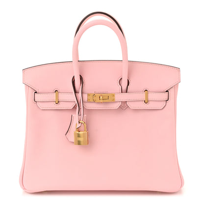 Hermes Swift Birkin 25 Rose Sakura 1 of 11
