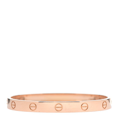 Cartier 18K Pink Gold LOVE Bracelet 17 1 of 5