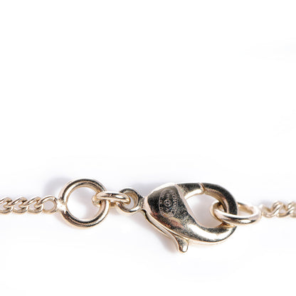 Chanel Mother of Pearl CC Necklace Gold 3 of 4