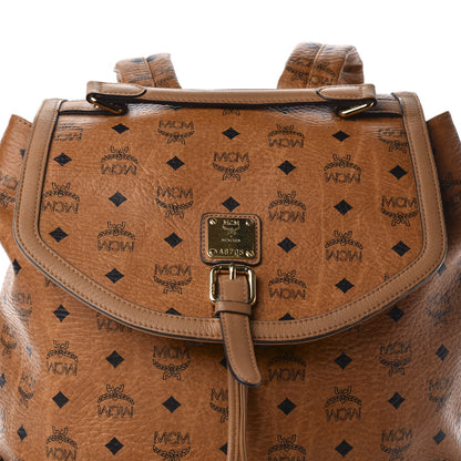 MCM Visetos Monogram Large Backpack Cognac 10 of 10