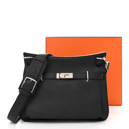 Hermes Taurillon Clemence Jypsiere 34 Black 11 of 11