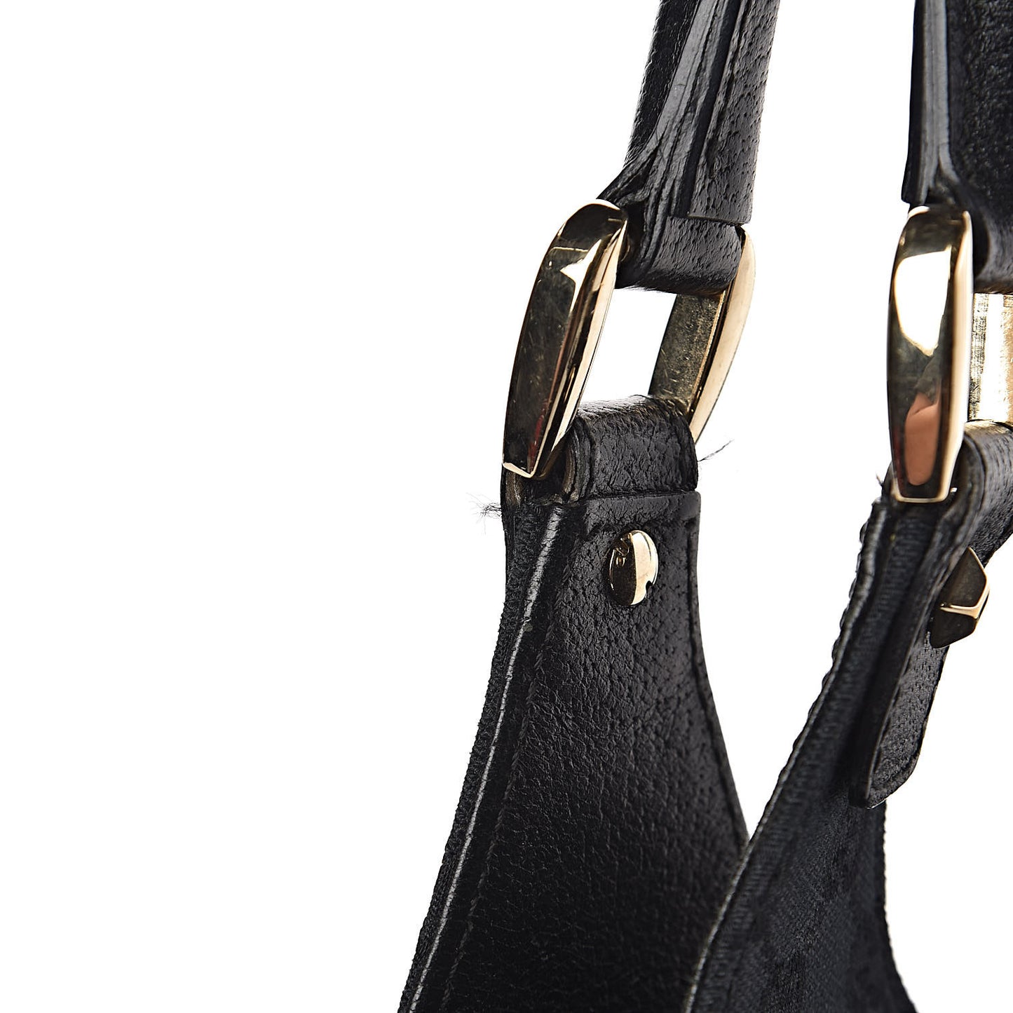 Monogram Calfskin Large Bardot Tote Black