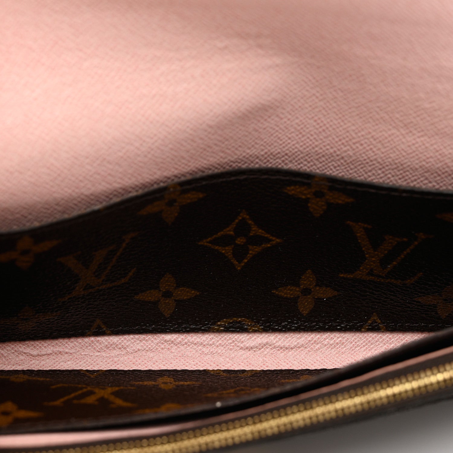 Louis Vuitton Monogram Emilie Wallet Rose Ballerine 5 of 8