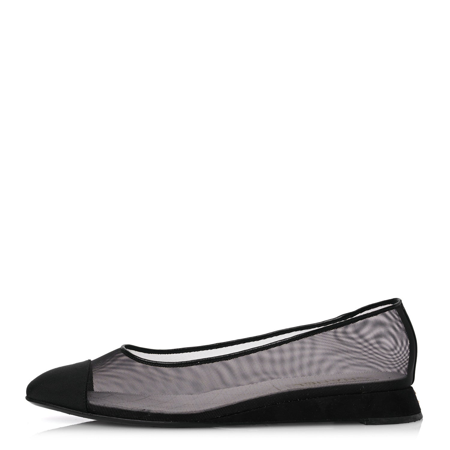 Chanel Mesh CC Ballerina Flats 41 Black 1655628 – FASHIONPHILE