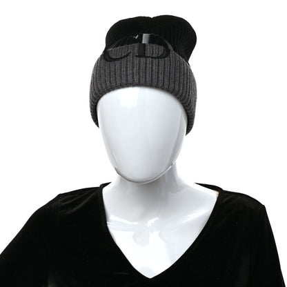 Christian Dior Knit Hat M Grey Black 2 of 5