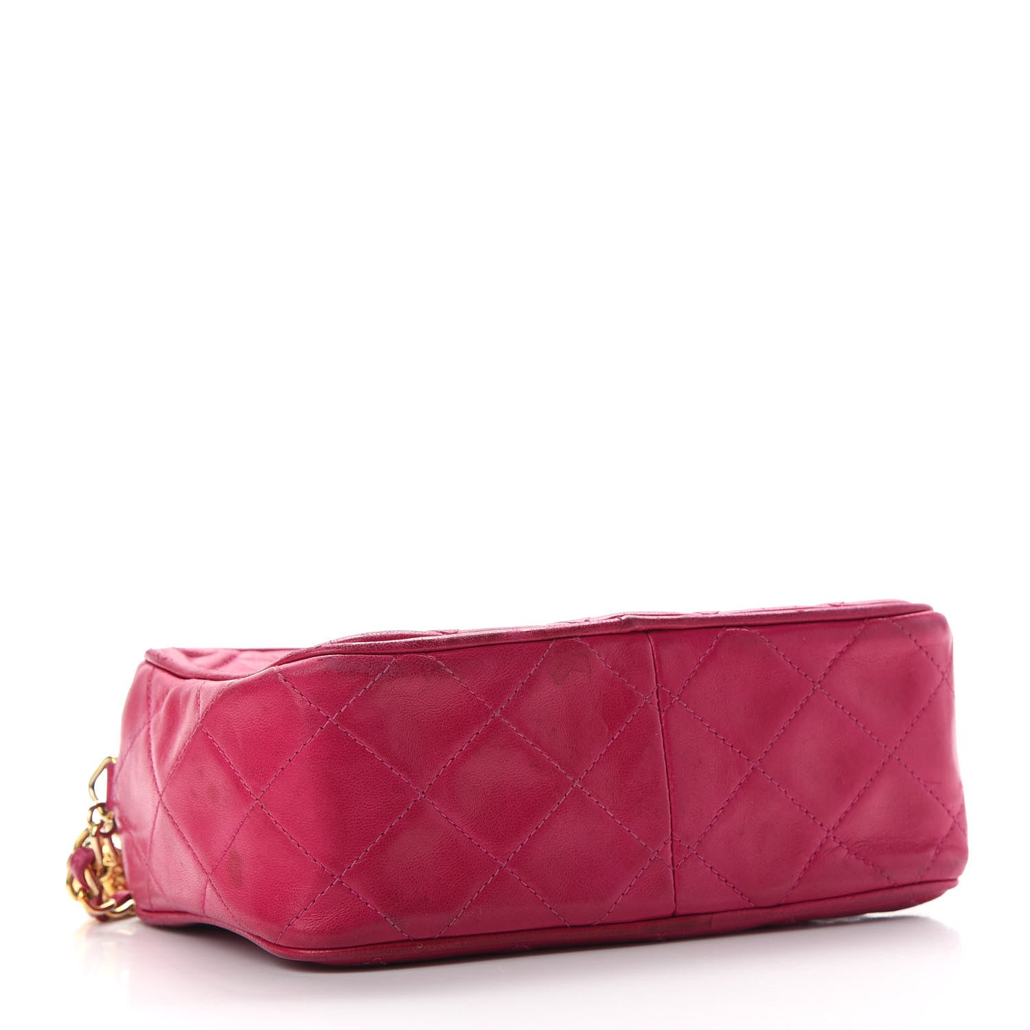 Chanel Lambskin Quilted CC Tassel Camera Case Pink 4 of 12