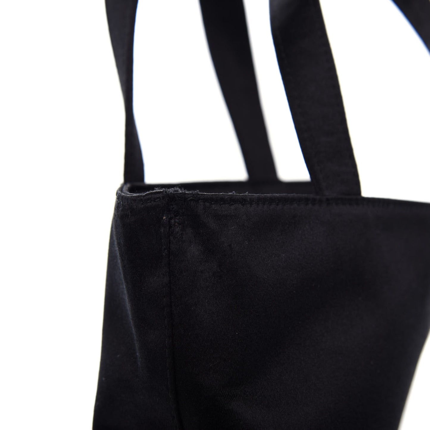 Satin Tote Black
