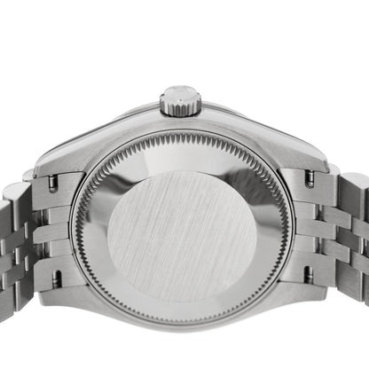 Rolex Stainless Steel 18K White Gold 31mm Oyster Perpetual Datejust Watch Bright Blue Roman 278274 4 of 5