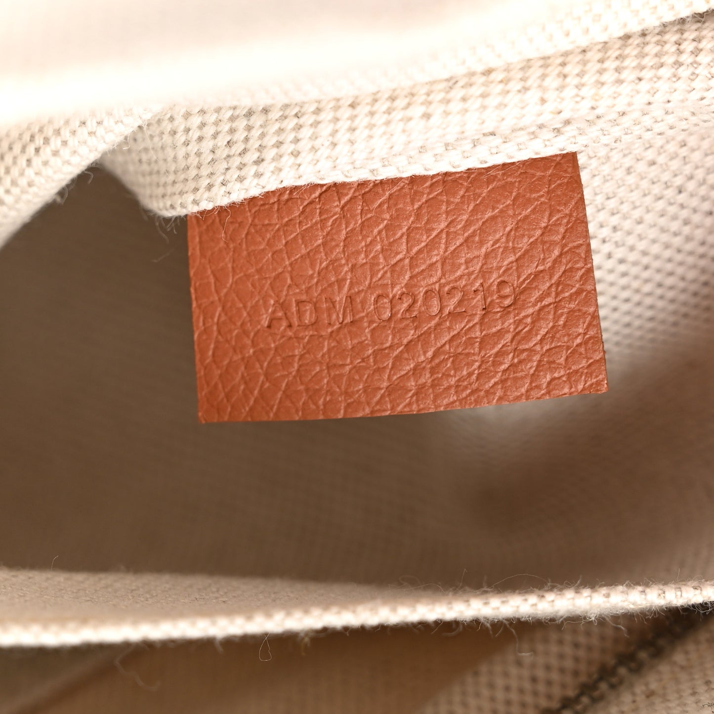 Canvas Necessaire Organizer Pouch Off White
