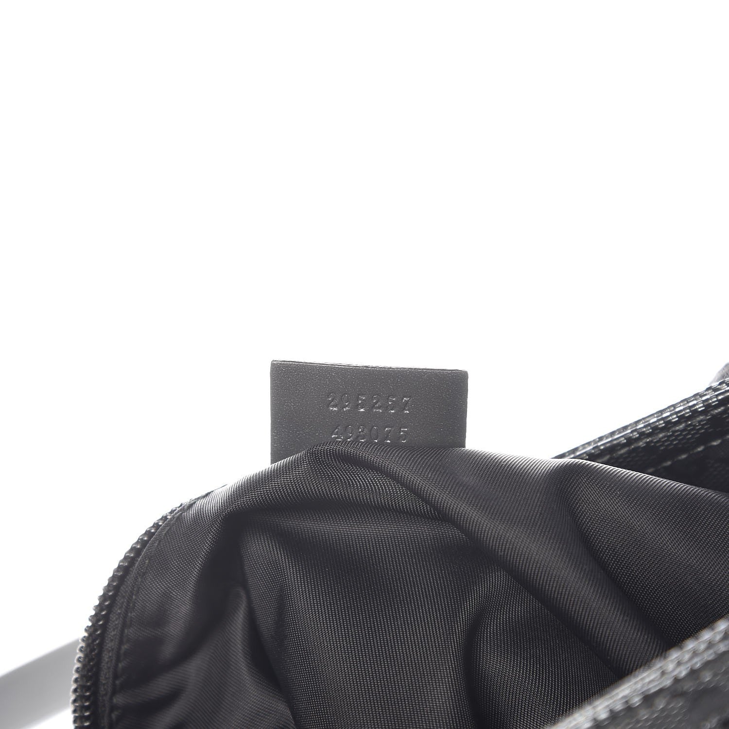 Gucci Imprime Monogram Small Flat Messenger Bag Platinum Grey 7 of 8