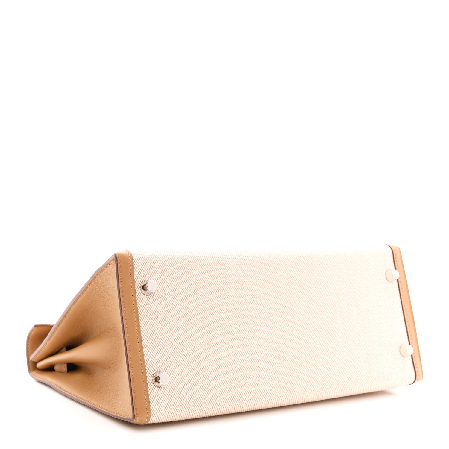 Hermes Toile H Swift Kelly Sellier 28 Ecru Biscuit 4 of 11