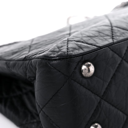 Chanel Aged Calfskin Reissue 2.55 Tote Black 7 of 12