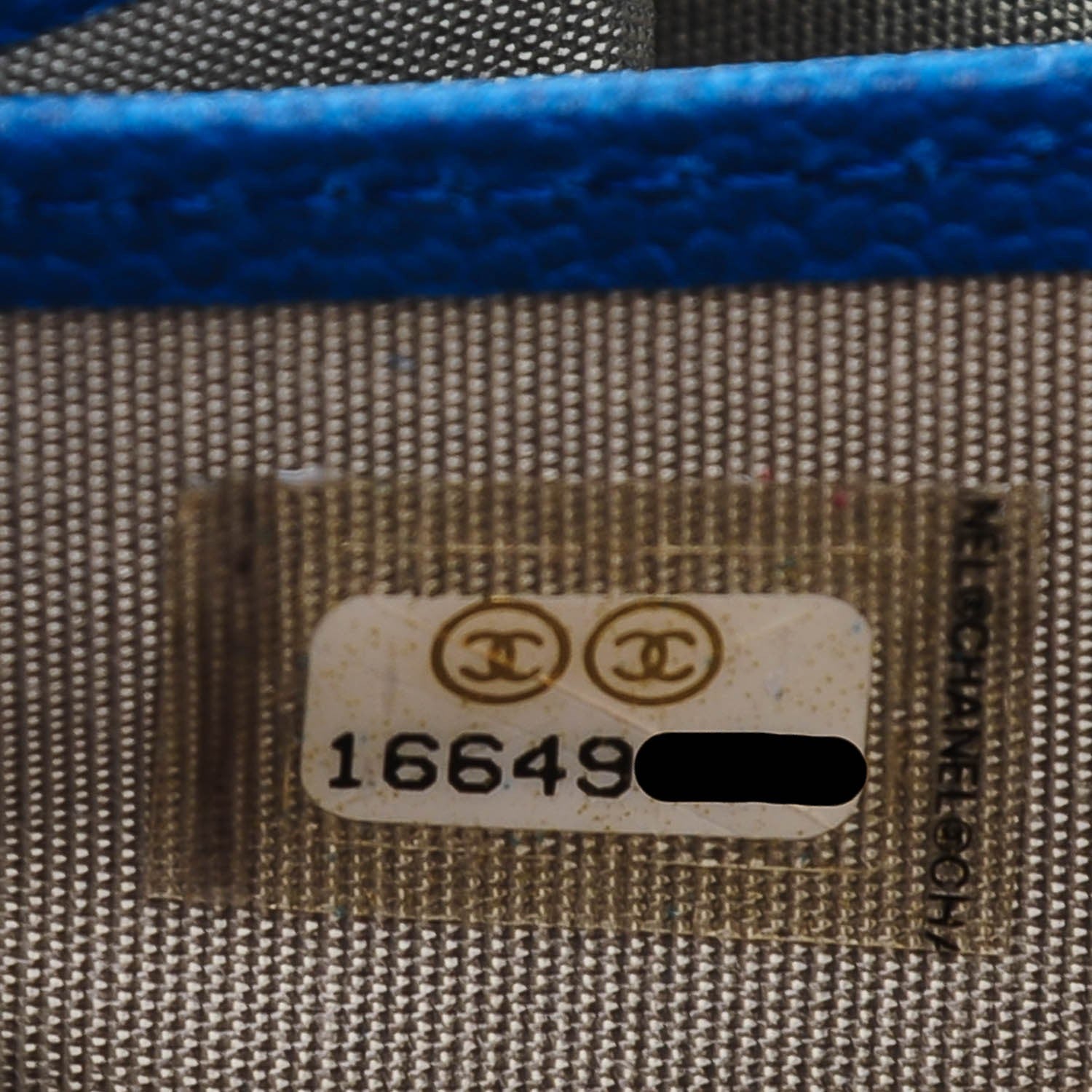 Chanel Caviar Sevruga Zip Around Wallet Blue 8 of 8