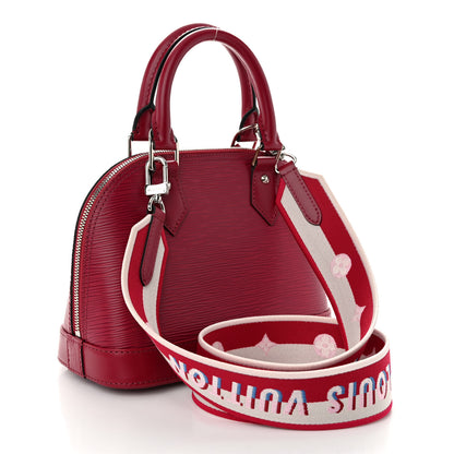 Louis Vuitton Epi Jacquard Alma BB Raspberry 3 of 9