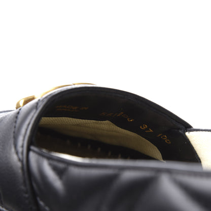 Gucci Nappa Matelasse GG Marmont Espadrilles 37 Black 10 of 11