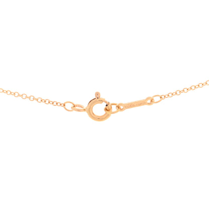 Tiffany 18K Rose Gold Diamond Paloma Picasso Olive Leaf Pendant Necklace 4 of 5