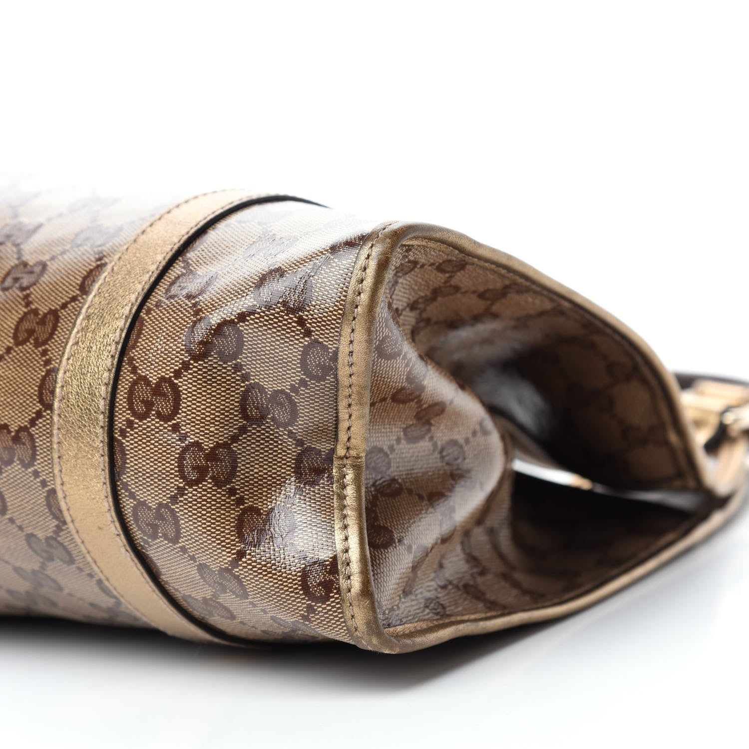 Gucci Crystal Monogram Medium Joy Shoulder Bag Bronze 7 of 12