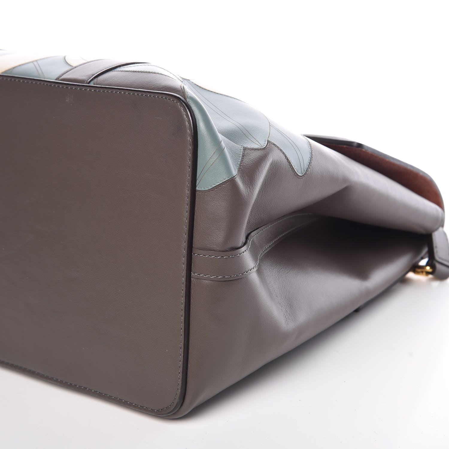 Mulberry Smooth Calfskin Magnolia Patch Bayswater Dark Clay Chalk 6 of 14
