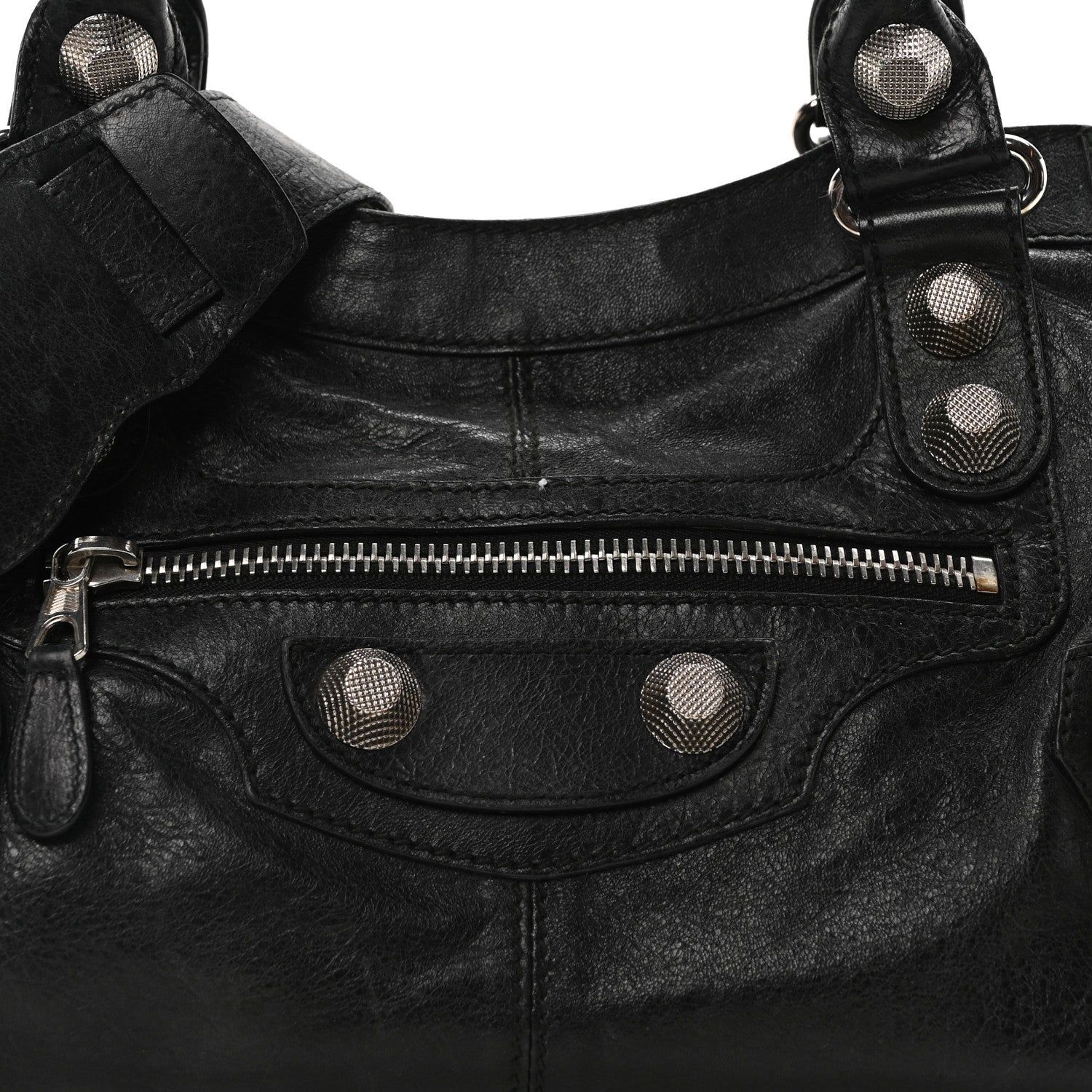 Balenciaga Agneau Giant 21 Silver Hardware Part Time Black 9 of 11