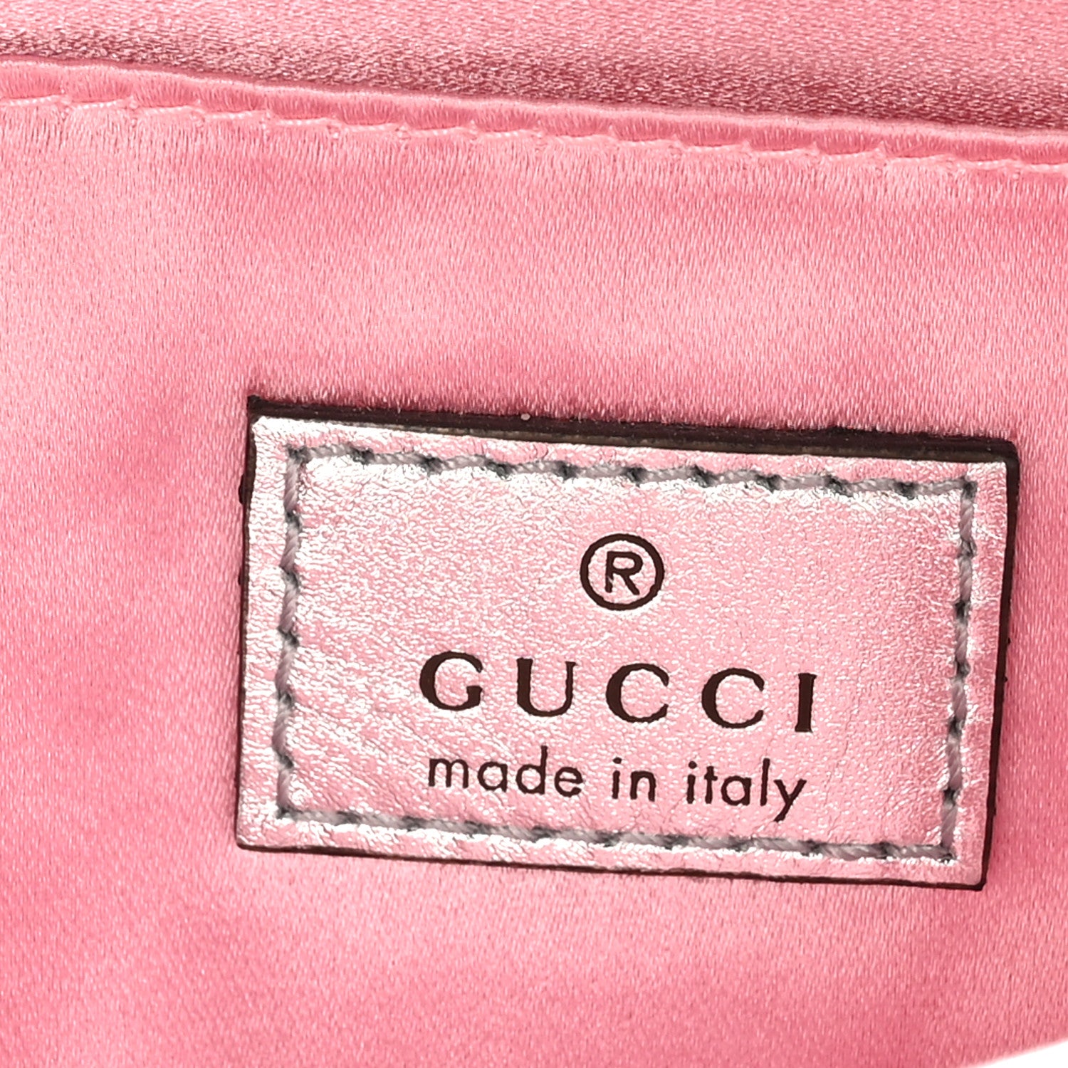 Gucci Iridescent Nappa Vertical Matelasse Small Maxi Horsebit Chain Shoulder Bag Escape Pink 6 of 10