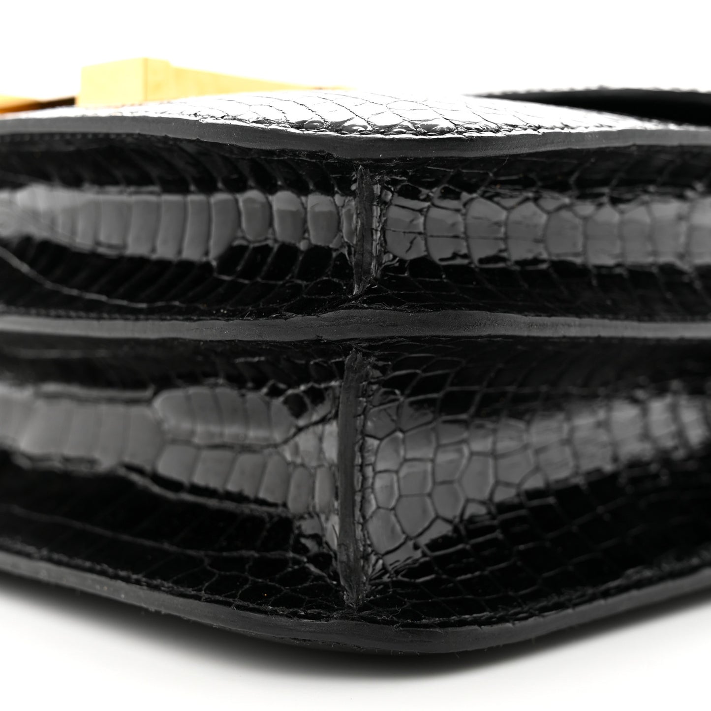 Shiny Porosus Crocodile Constance 24 Black