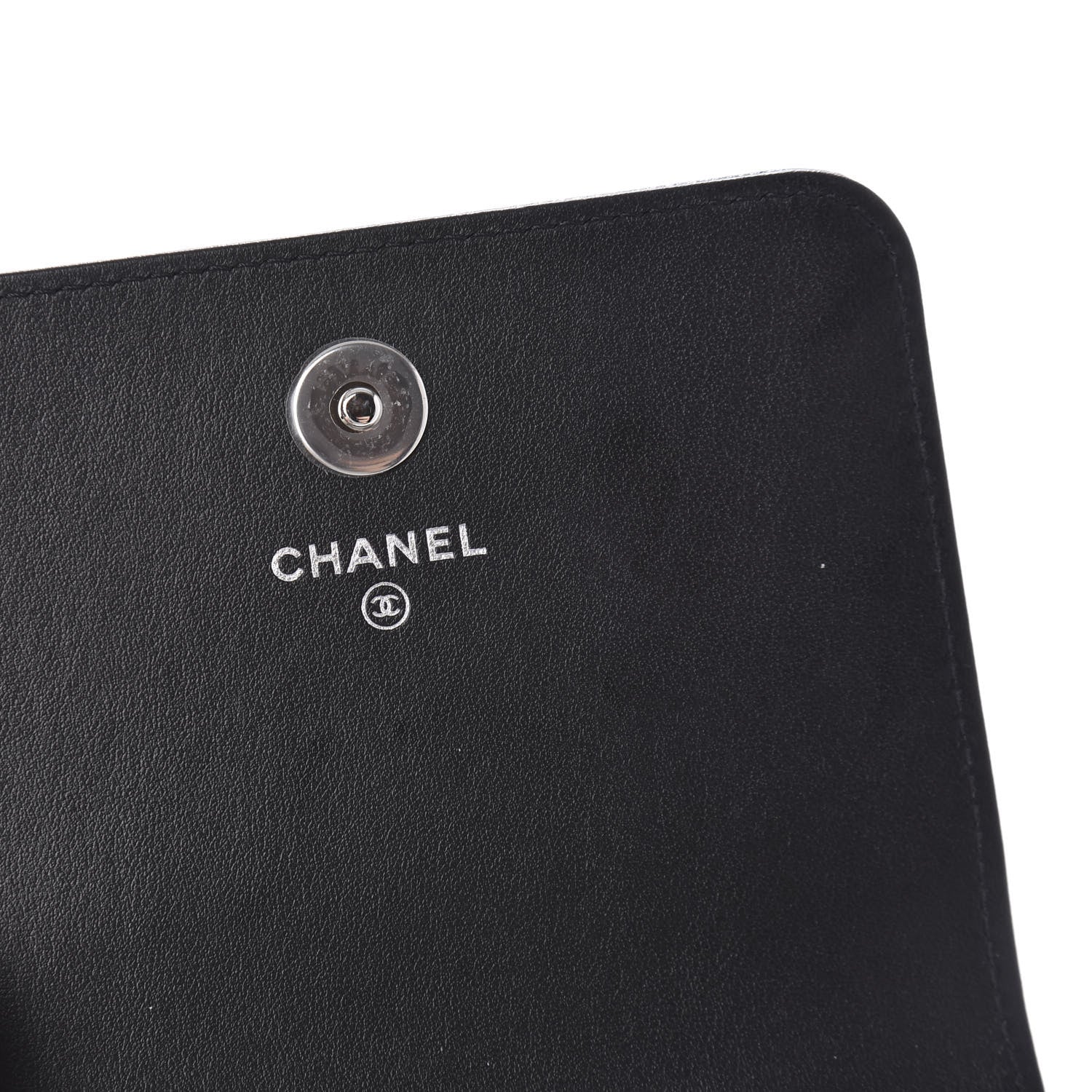 Chanel Caviar Camellia Embossed Chain Belt Bag Black 9 of 12